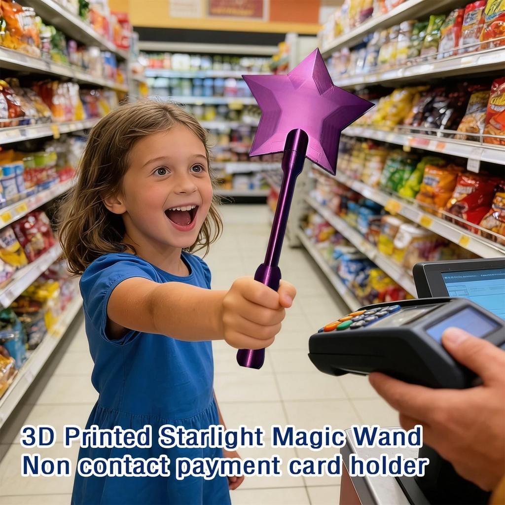 3D Printed Starlight Wand Contactless Payment Card Holder