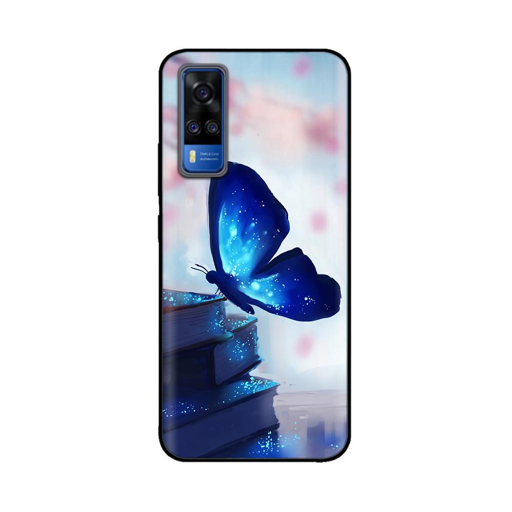 Für vivo Y31 2021 Hülle Weiche Schwarze Silikon Rückabdeckung Fundas Für Vivo Y51a Y51 2020 Dezember V2030 Y 51 VivoY31 V2036 Handyhülle