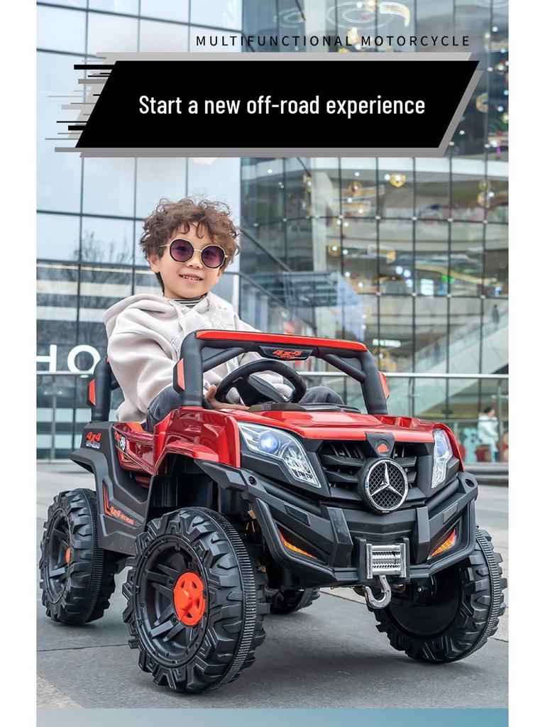 OZON Kids' Electric Off-Road Ride-On Car with Remote Control