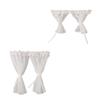 1/12 Scale Mini Window Curtain for DIY Micro Landscape Tiny House Decoration