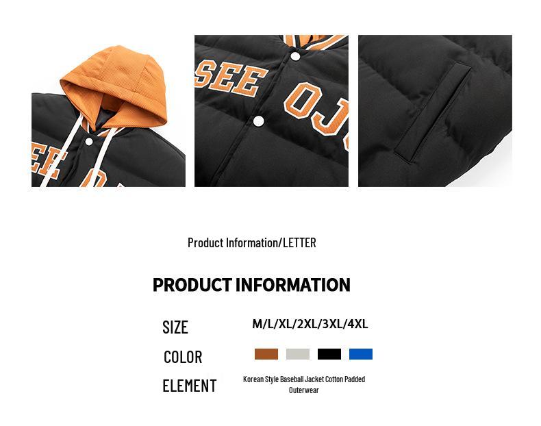 Men's 2023 Trendy Hooded Down Jacket – Stylish, Warm, Thick Winter Wear