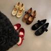 2026Low Heel Suede High-end Lightweight Shoe Women's Shoes New Style Spring Autumn Fashion Temperament Gentle Mary Jane Shoes
