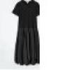 European & American Style Spliced Spring T-Shirt Dress