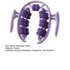 Leg Massage Roller Anti-Cellulite Lymphatic Drainage Deep Tissue Therapy Thighs Arm Back Shoulder Muscle Relaxation Massage Tool with 26 Rollers