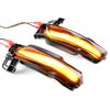 Pair Led Side Wing Mirrors Dynamic Turn Signal Light Indicator Blinker Repeater Lamp For JEEP GRAND CHEROKEE WK2 2010 -2020