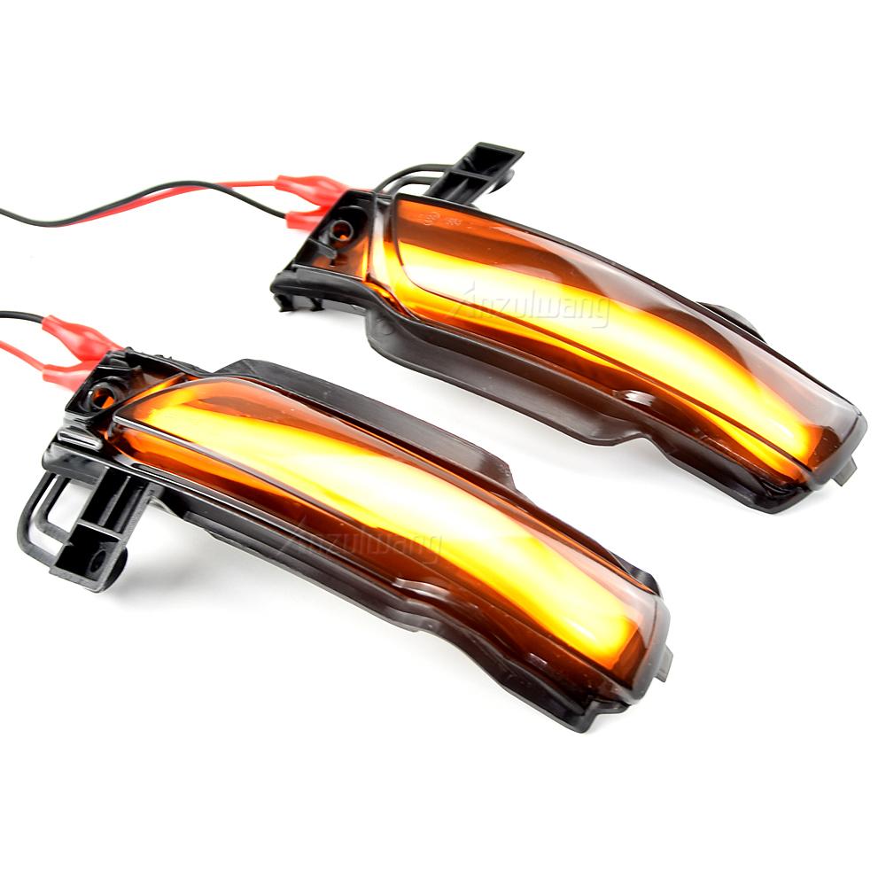 Pair Led Side Wing Mirrors Dynamic Turn Signal Light Indicator Blinker Repeater Lamp For JEEP GRAND CHEROKEE WK2 2010 -2020