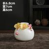 Chinese Mini Ceramic Handmade Flower Vase Flower Inserted Dry Flower Fragrance Bottle Home Table Desk Decorations Accessories