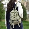 Multifunctional Dual-Use Backpack Solid Color Shoulder Crossbody Bag Riding Lightweight Chest Bag