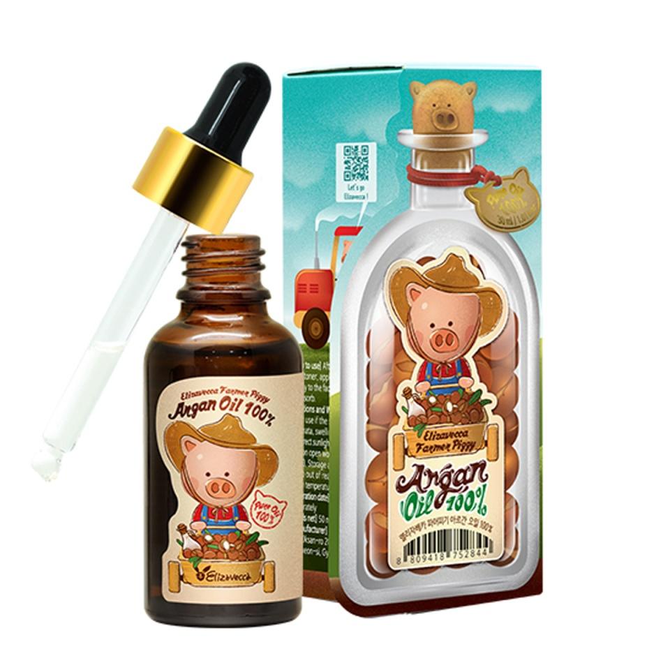 

Аргановое масло для лица, тела и волос Elizavecca Farmer Piggy Argan Oil 100% 30 мл