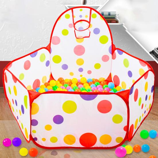 Kids Play Tent Multifunctional Foldable Big Space with Bag Entertainment Toy Storage Polyester Cloth Children Tent Indoor Outdoor Pretend Game