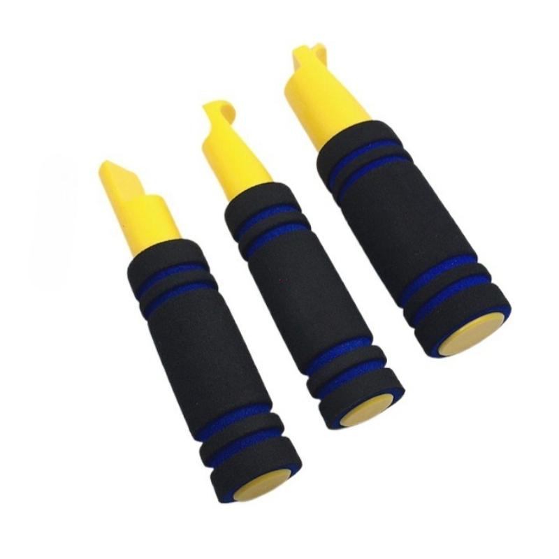 

3 Pcs Paintless Dent Repair Tool Punch Tapping Rod Automobile Dent Edge Repair Tool For Car Motorcycle Maintenance Tools жовтий