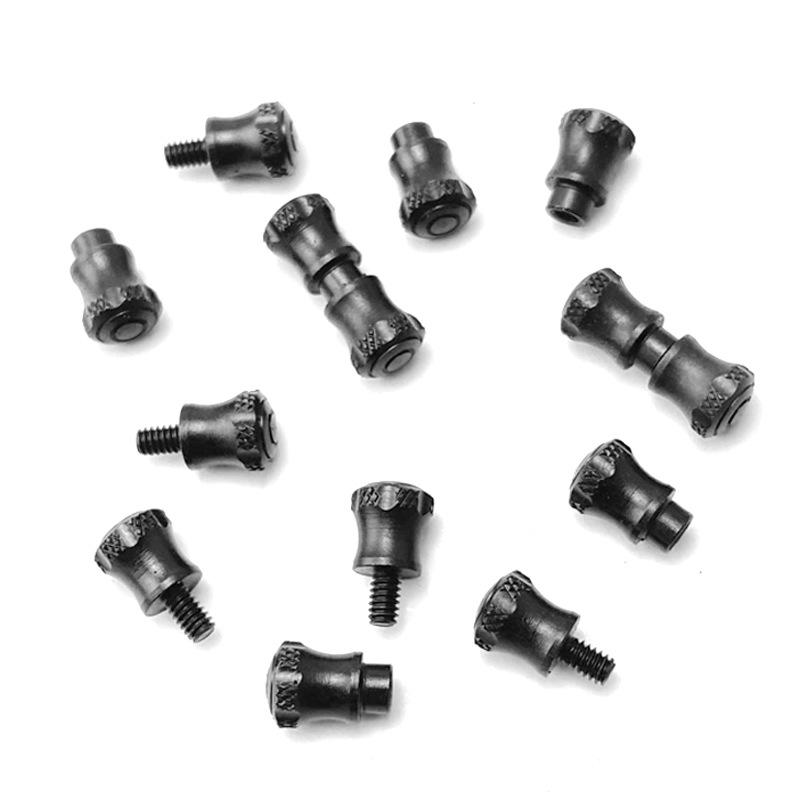 

10 комплектов нержавеющая сталь стопорные винты складные ножи хвостовик шпиндель ось заклепки DIY сделать аксессуары гвозди кнопка шпилька 10PCS серебряный