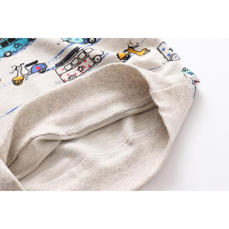Boys Kids Long Sleeve Cartoon Knit Sweatshirt European Style Casual Children Clothing
