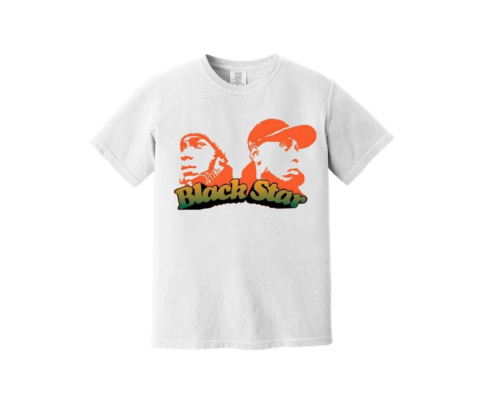 Black Star Heavyweight T-shirt - Hi Tek Mos Def Talib Kweli Rawkus indie hip hop S