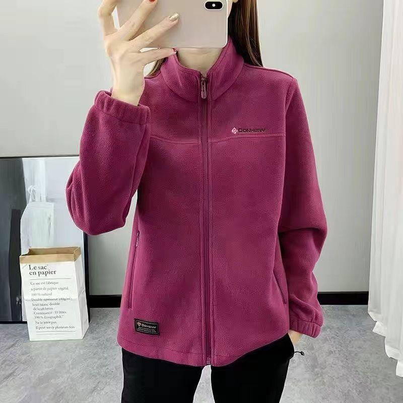 Fleece Polar Fleece Jacket Women's Casual Jacket Sweater Fleece Warm Thickened Plus Fleece Sweater