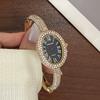 Sunlifex Diamantbesetzte ovale Zifferblatt Armbanduhr für Damen Quarzarmband Berühmte Marke Damenarmbanduhren Saati Relojes
