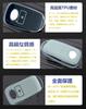 YANMW Key Case Compatible Toyota Rise Daihatsu Rocky New Taft Key Cover Rumy Smart Key Case (2 Buttons, Silver White)