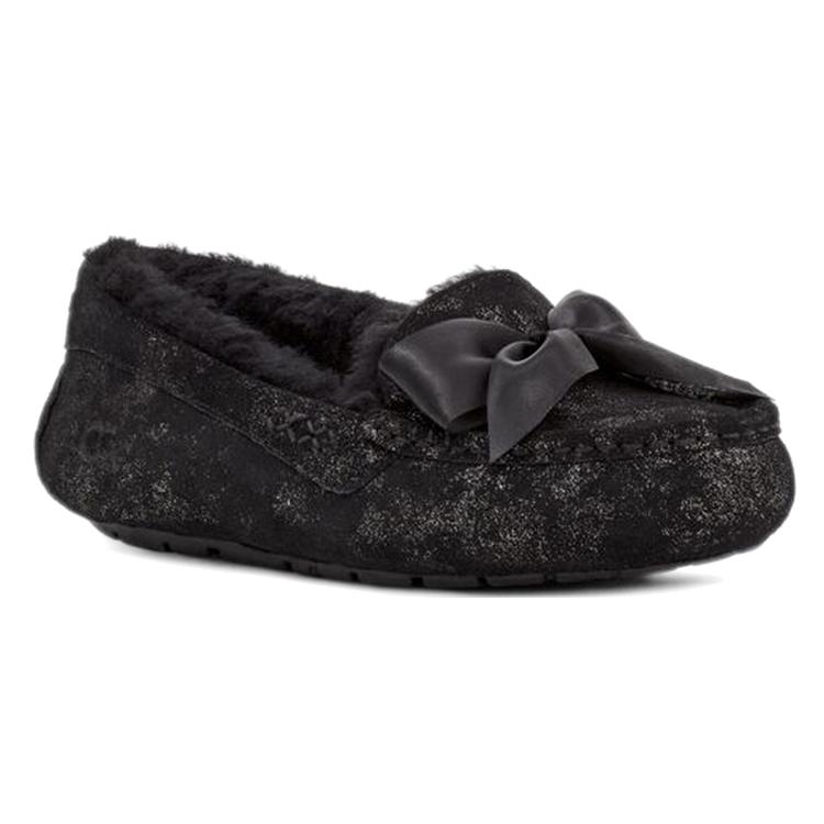 UGG Ansley Bow Glimmer 'Black' Women's 1125830-BLK