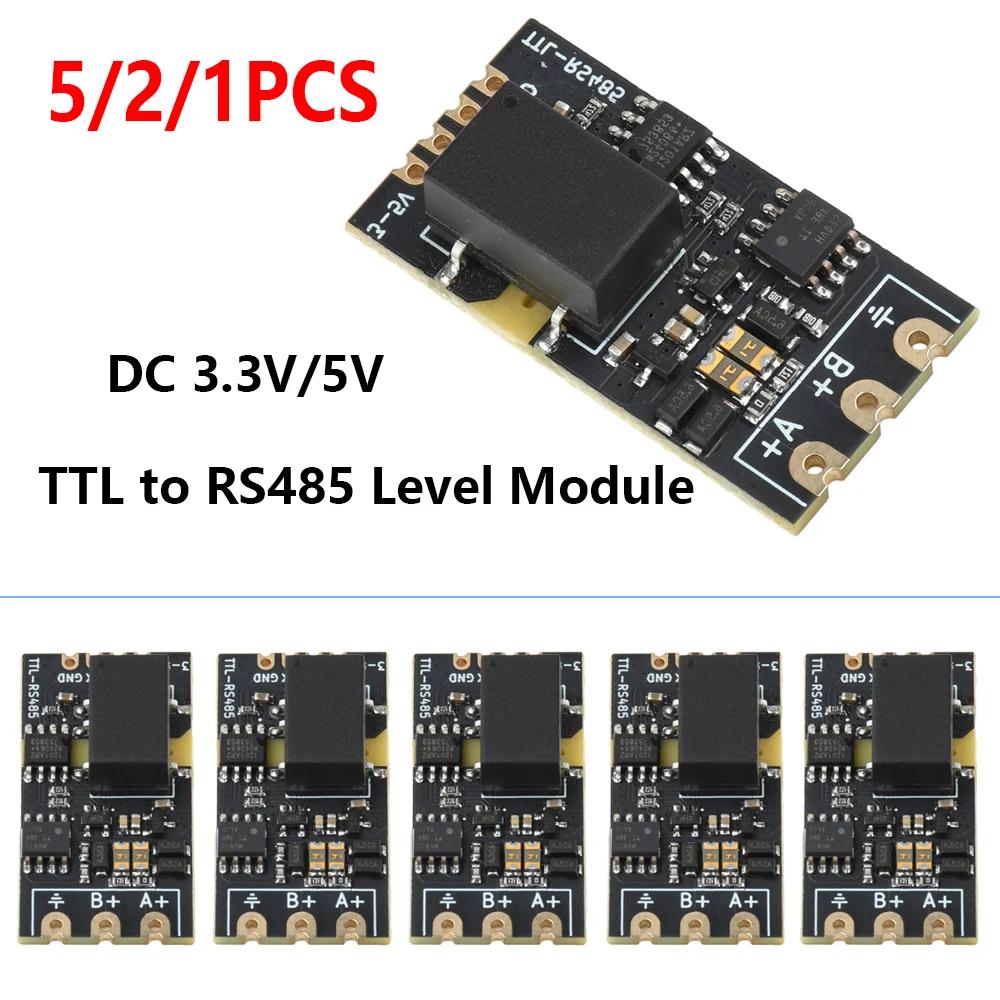 DC 3.3V/5V Isolated TTL To RS485 Level Conversion Module High-speed 2Mbps Signal Processing Serial Port Automatic Commutation