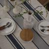 Tablecloth Yarn Cotton and Linen Striped Table Cloth Coffee Table Cloth Rectangle Table Mat