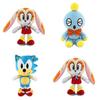 Sonic Plush Toy Soft Stuffed Doll Cute Design Fluffy Style Bedroom Ornaments