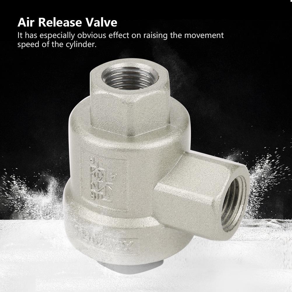 Fast Exhaust     Control Valve, Pneumatic   Control Valve Connector with 6mm Bore for Pneumatic Cylinder, Quick Reversal