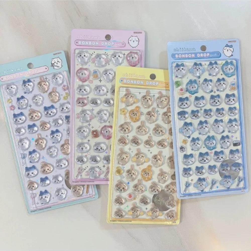 3D Crystal Sticker Chikawa Usagi Phone Case Decoration Nail Diy Decorative Stickers For Girl Notebook Laptop Toys Waterproof