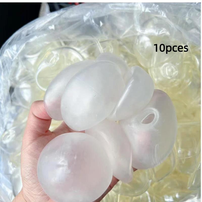1/5/10Pcs Dumpling Shape DIY Stress Ball Kit Pressure Ball Skin For Kids Teens Adults Students Travelers Travel Home Decoration