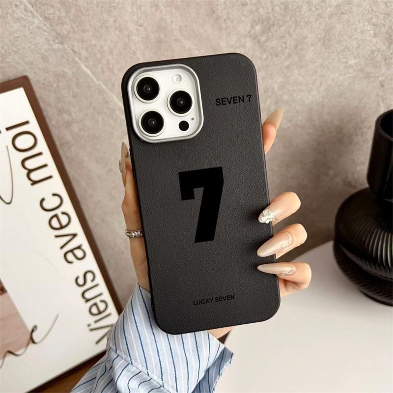 Lucky Number 7 Soft Silicone Phone Case for Samsung S25 Ultra Cases Galaxy S24 Plus S23 FE S22 S21 A16 A56 A35 A55 A15 Cover