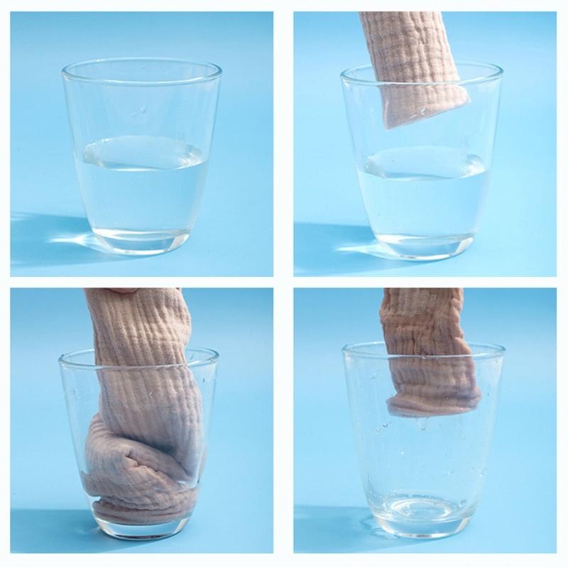 5pcs/set Towel Baby Facecloth Baby Bath Towel Handkerchief Cotton Burp Cloth Soft Absorbent Gauze