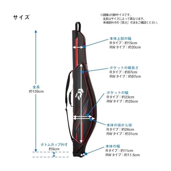 DAIWA Rod Case Rod Case FF 128R/135R/145R/160R/170R/135RW/145RW/160RW Various (2025 Model)
