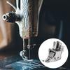 Adjustable Presser Foot Thick Material Heavy Duty Flat Sewing Machine Steel Durable Roller Presser Foot Sewing Embroidery