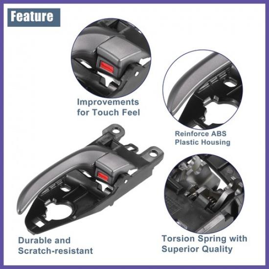 Front Rear Left Interior Door Handle Fit for Hyundai Elantra 11-16