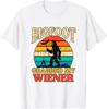 Bigfoot Grabbed My Wiener Funny Sasquatch Joke Men Women T-Shirt, Unisex Tees