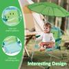 Kids Folding Beach Chair With Sun Umbrella Outdoor Lightweight Travel Picnic Child Camping Chair Wind Resistant Beach Lounger