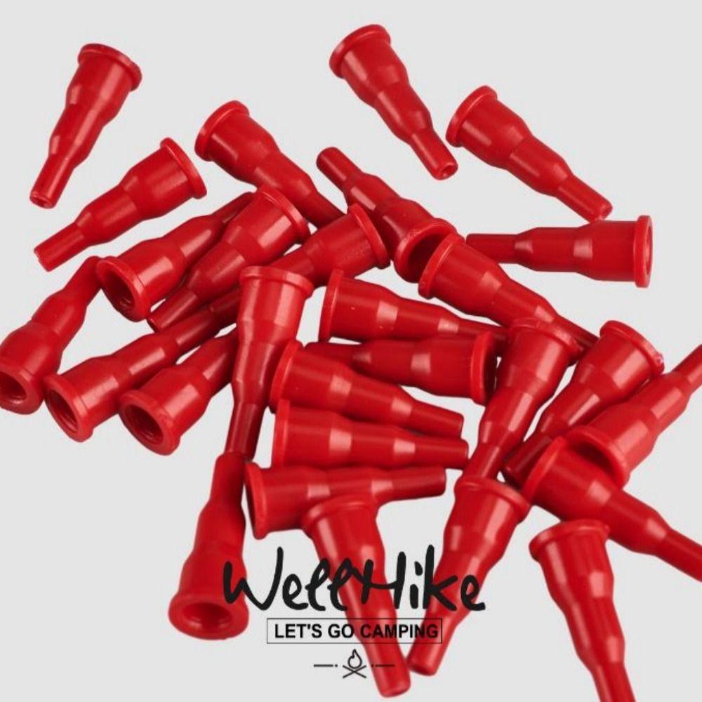 10pcs Red Convert Cassette Plastic Tank Into Inflatable Tank Spray Gas Refill Head Adapter
