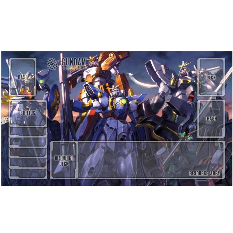 

BANDAI Аниме Гандам Игра GCG DIY Игровой коврик для карт Воздушный Чар Заку 2 Фридом ДесСайт Коллекция Хобби Подарок Игрушки 30x60x0.2cm