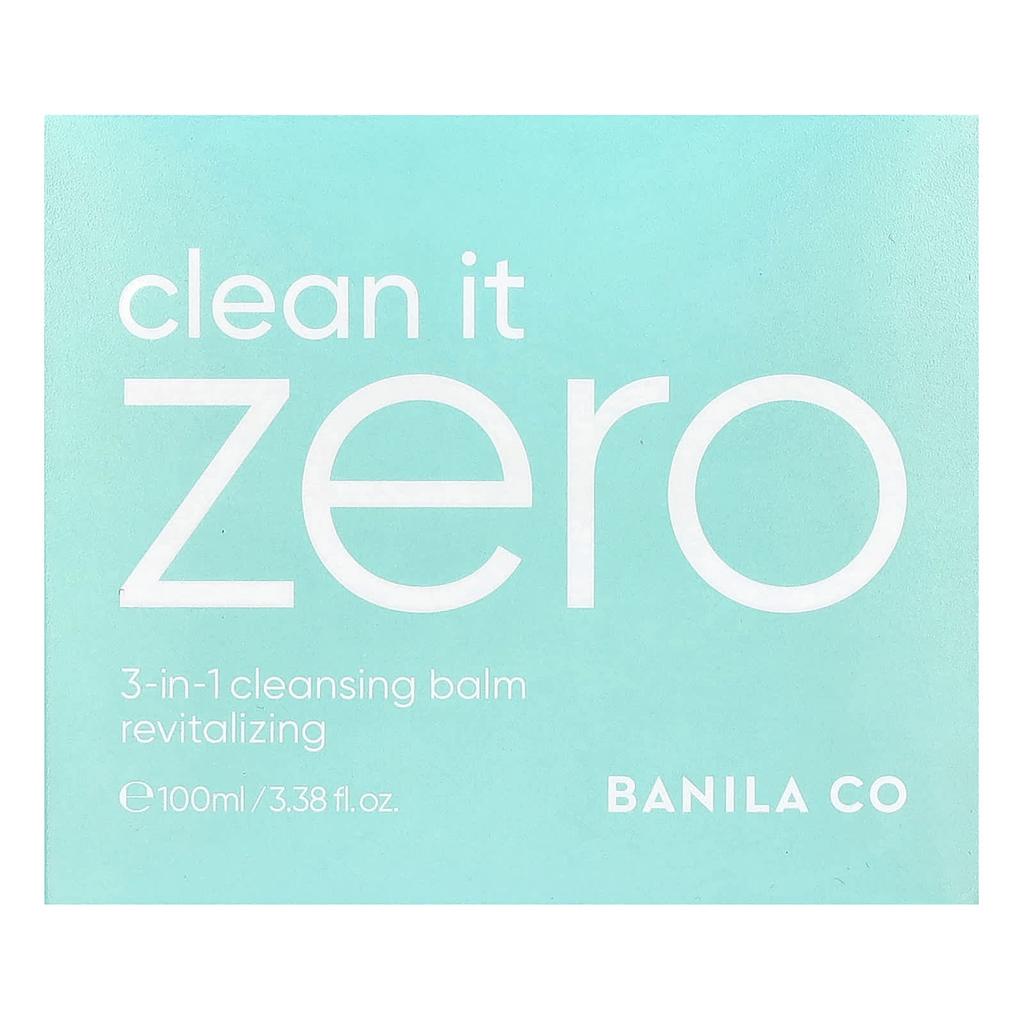 Clean It Zero, 3-In-1 Cleansing Balm, Revitalizing, 100Ml(3.38Fl Oz)