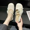 Mary Jane Shoes Girl 2024 Spring and Autumn New French Soft Bottom Flat Bottom Fairy Evening Breeze Gentle with Skirt Bean Pad Shoes