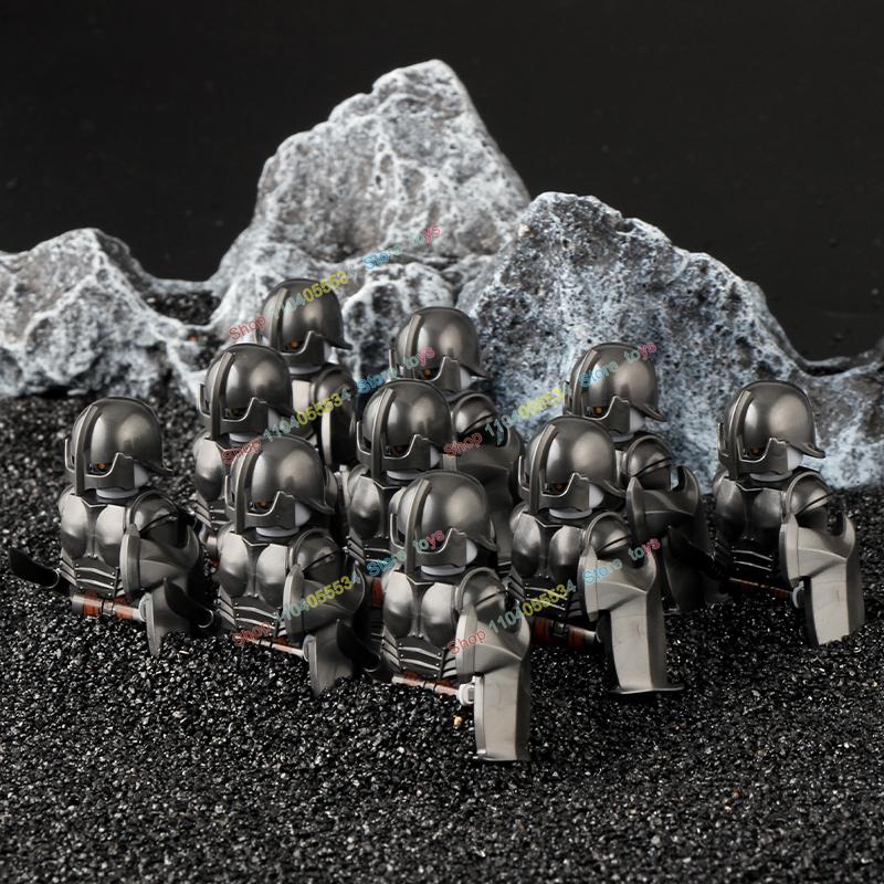 Movie Series Orc Uruk-hai Army Action Figures Mini Bricks Doll Assemble Building Blocks MOC DIY Toys for kid gift