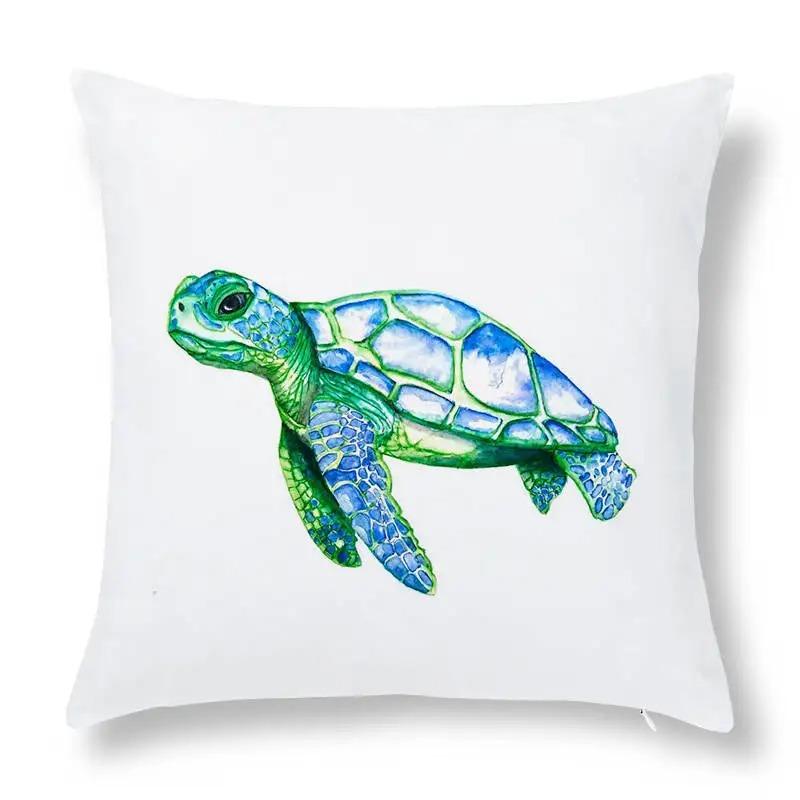 

Красочные Черепаха Декоративная наволочка Гостиная Офис Украшения Дома Наволочка 40x40cm