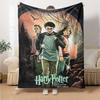 1pc Harry Potter, Prisoner of Azkaban Flannel Blanket Soft Warm Throw for Home, Office, Travel, All-Season Cozy Bedding GiftL1241
