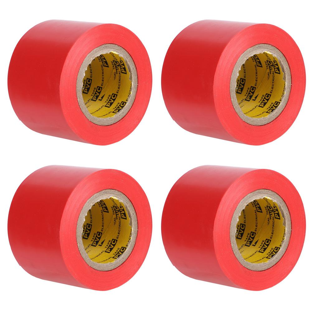 4Pcs Electrician PVC Waterproof Electrical Insulated Sealing Tape Repair Tools 4.4cm
