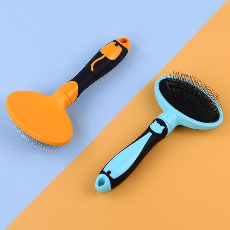 Pet Brush Deshedding Slicker Comb Comfort Handle Cats Brush for Shedding and Grooming for All Long or Short Hair Pet