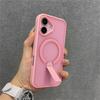 Heat Dissipation For Magsafe Magnetic Bracket Case For iPhone 17 Air 16 E 15 14 Plus 13 12 Pro Max 11 XR Breathable Stand Cover