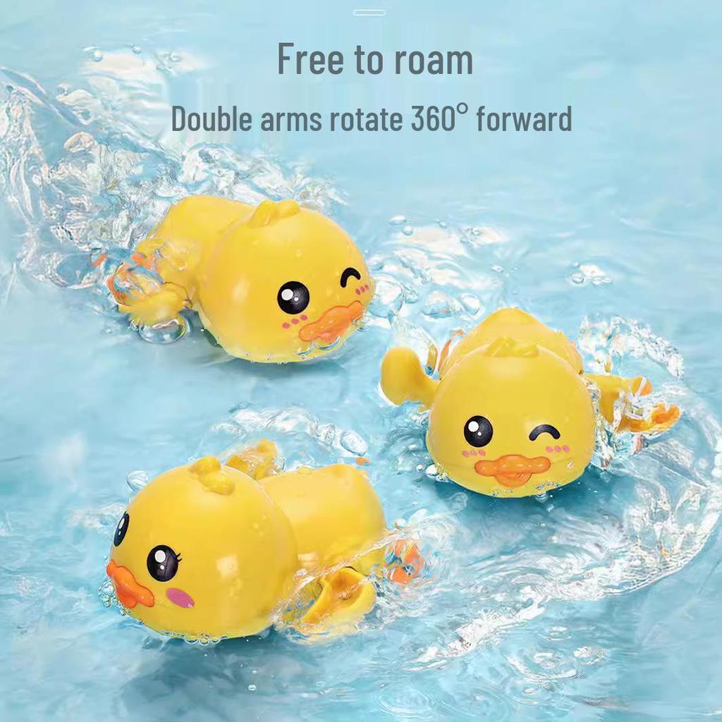 Children's Bath Toys: Little Yellow Duck and Swimming Turtle for Kids