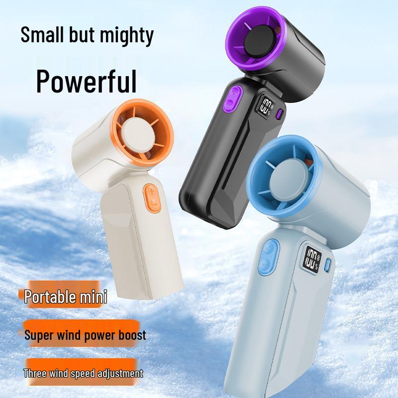Compact High-Speed Handheld Fan with Large Airflow - Perfect for Outdoor Use In Southeast Asia
