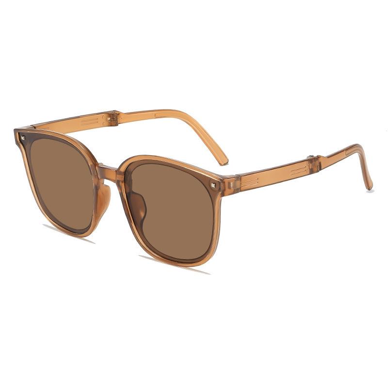 Foldable Second-Generation Sunglasses, Advanced Sunscreen Sunglasses, Women'S Trend Outdoor Travel Vacation Driving Glasses