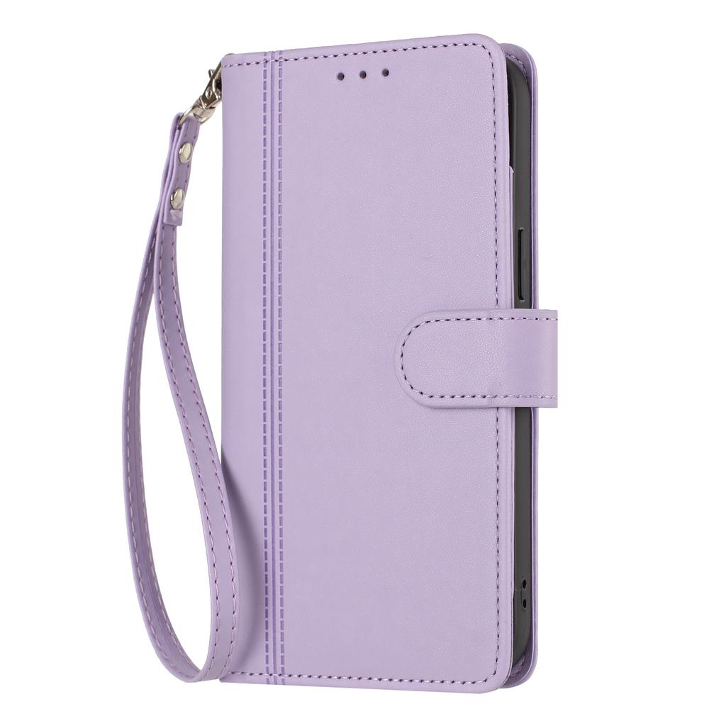 Leather Wallet Flip Case For Nokia C01 Plus C30 C10 C20 C300 C02 C32 C12 X30 X20 X10 G21 G11 G20 G10 G400 G42 G22 PU with 9 Card Slots and Wrist Strap