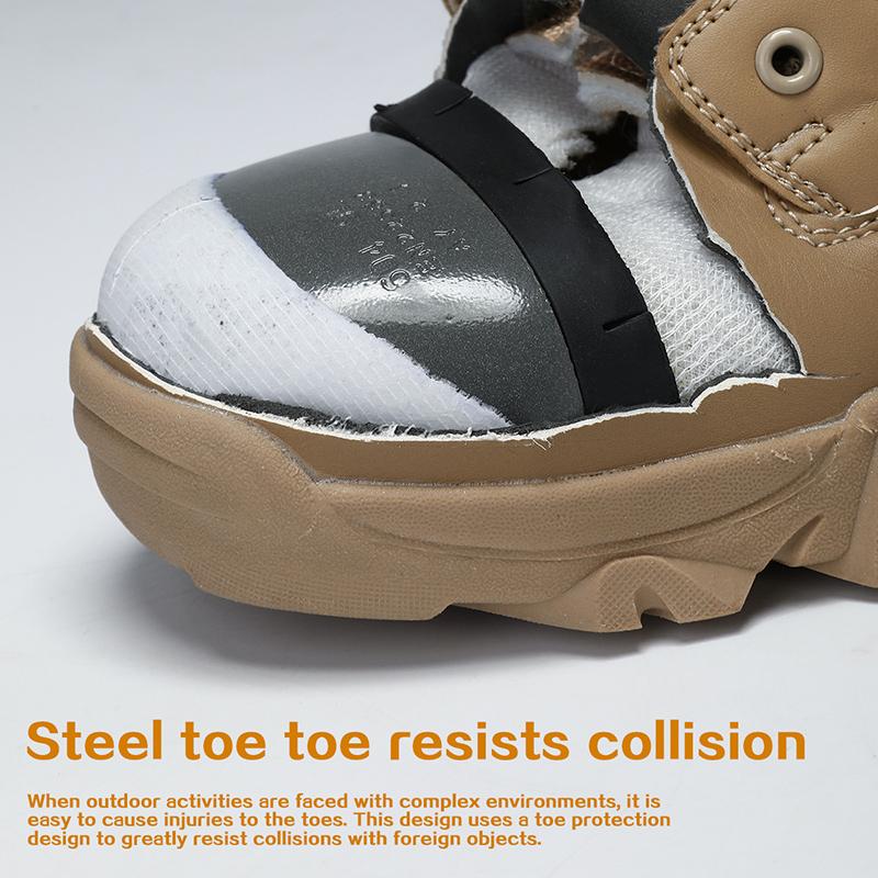 TUINANLE Pánské pracovní boty Podzimní outdoorové turistické boty Šněrovací horolezecké boty Prodyšné lovecké tréninkové boty Vysoké